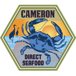 Logo for Cameron Direct Seafood.