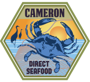Logo for Cameron Direct Seafood.