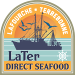 Logo for LaTer Direct Seafood; Lafourche-Terrebonne.