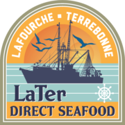 Logo for LaTer Direct Seafood; Lafourche-Terrebonne.