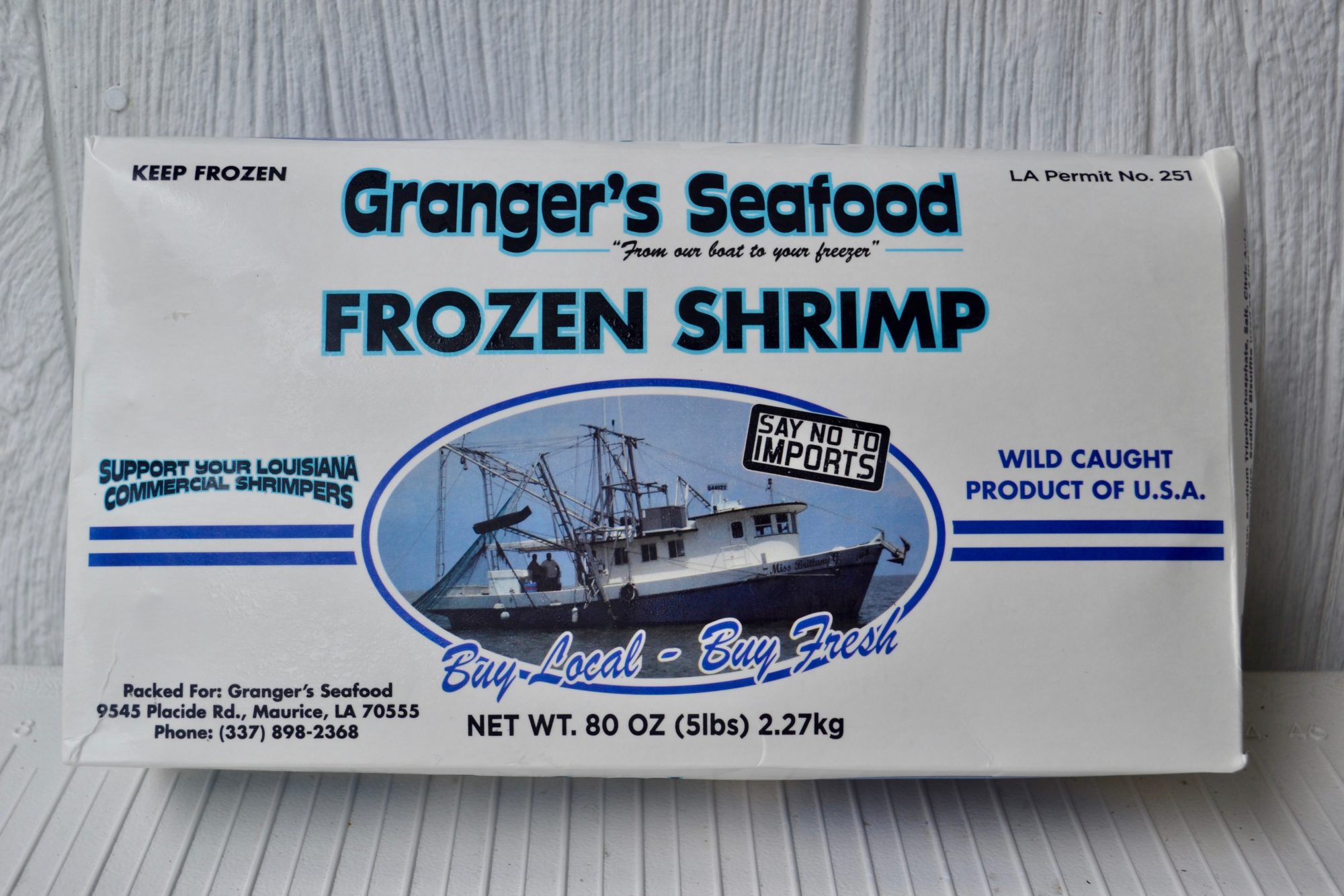 Frozen Shrimp | 5-pound Box